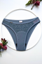 MODAL | Hi-Cut graublau mit Spitze