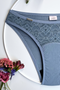 MODAL | Hi-Cut graublau mit Spitze
